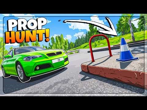 We Found INSANE Hiding Spots in BeamNG Prop Hunt!!