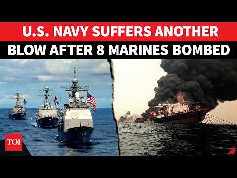 BREAKING: Multiple Casualties Aboard U.S Aircraft Carrier After Iran Bombs 8 Marines In Middle East