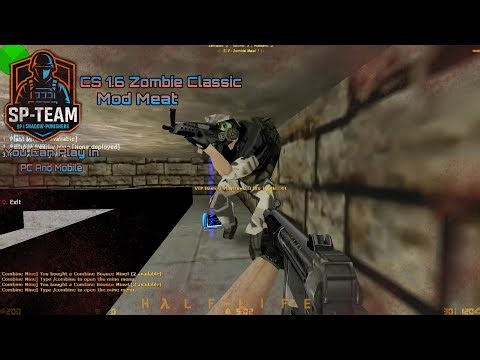 Counter Strike 1.6 Zombie Meat | Mod Update | Free Hook + FastAP | Gameplay