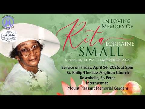 Live Stream of Funeral Service for Rita Lorraine Small