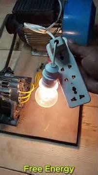 DIY 10KW Free Energy Generator Motors + Car Alternator Hack Homemade Infinite Power System