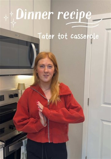 Tater Tot Casserole: make dinner with me