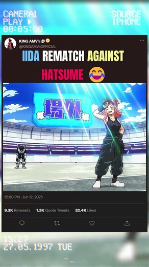 IIDA REMATCH AGAINST HATSUME 😂 | #myheroacademia #edit #amv #anime