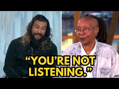Jason Momoa SILENCES Whoopi Goldberg LIVE On The View
