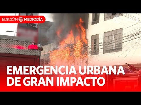 Major incident affected a five-story building | Midday Edition | Peru News