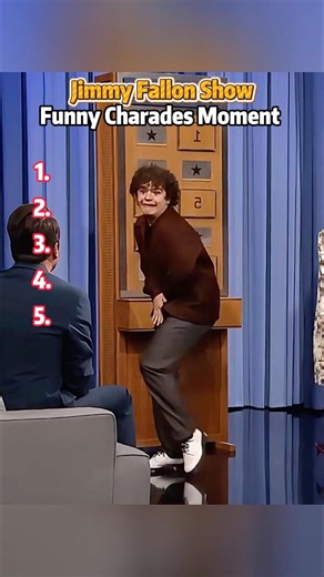 Jimmy Fallon Show Funny Charades Moment !#JimmyFallon#funny#foryou