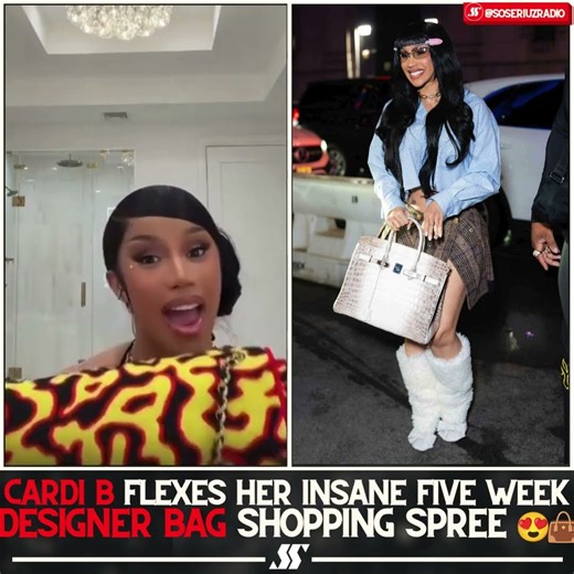 Cardi B’s INSANE 5-Week Designer Bag Haul! 😍