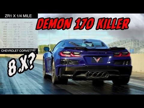 The ZR1X Just Annihilated the Demon 170's Quarter Mile Record! I'm Shocked