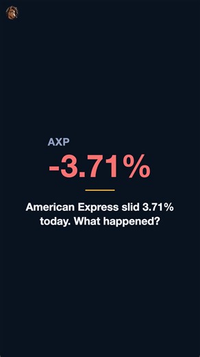 American Express stock fell 3.7% on October 23. AXP declined 3.71%. But what actually explains the move? The price change is clear. A single confirmed company-specific explanation for the full decline hasn't been established by the information available here. $AXP #AmericanExpress #AXP #FinancialStocks #StockMarket #creatorsearchinsights