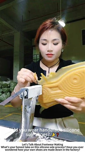 Making Silicone Shoe Soles by Hand – Satisfactory Factory Craft! 👟🔧