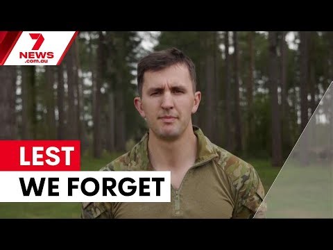 Deployed heroes share Anzac Day messages | 7NEWS