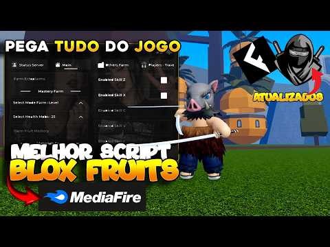 SAIU AGORA!!💥 NOVO SCRIPT BLOX FRUITS PARA CELULAR NOVAS FUNÇÕES AUTO FARM - (MOBILE e PC)