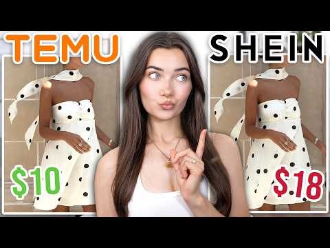 Are TEMU & SHEIN Selling The SAME Products!? LET'S FIND OUT!
