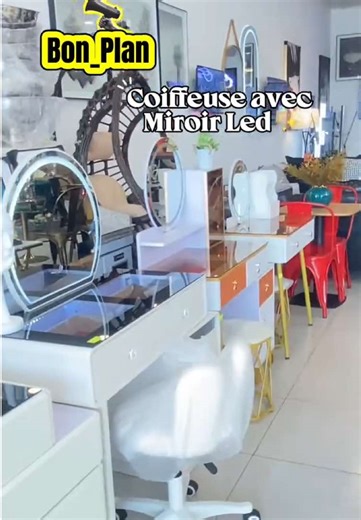 Réponse à @rgrace477 ma belle Offre-toi enfin un vrai coin beauté.😻 mini coiffeuse disponible chez @Folie douce #boutiquefemme #coiffeuse #bonplan #lbvgabon🇬🇦