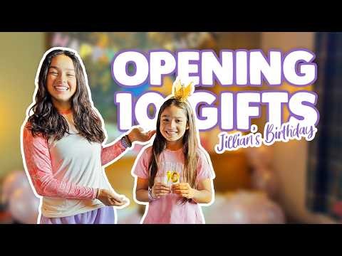 Jillian’s 10th Birthday Gift Haul – Bracelets, Legos & More!
