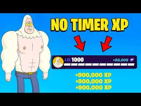 BEST LEGIT *NO TIMER* FORTNITE XP MAP to FARM & LEVEL UP FAST in FORTNITE CHAPTER 7! (140,000!)