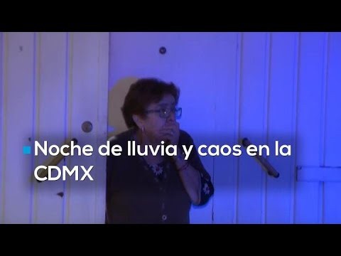 Lluvias causan inundaciones, caída de árboles y accidentes en CDMX