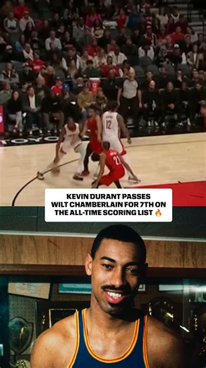 STILL CLIMBING ‼️ Kevin Durant passes Wilt Chamberlain to move to 7th on the NBA's all-time scoring list 🔥 | NBA on ESPN