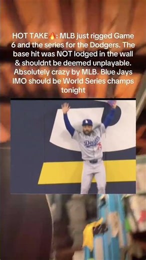 HOT TAKE: MLB just rigged Game 6 and the series for the Dodgers