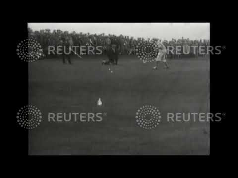 1929 SPORTS / GOLF: Open golf championship at Muirfield, Gullane, Scotland