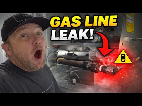 Gas Line Leak! How I Safely Re Piped My Furnace Gas Line Step By Step