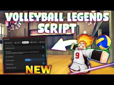*NEW* Volleyball Legends Script (PASTEBIN 2026) ( HITBOX , BALL PREDICT , POWERFUL SERVE )
