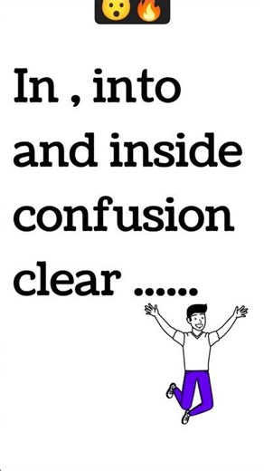 😯🔥In vs Inside vs Into – Stop Confusing Them! 😎” #shorts #english