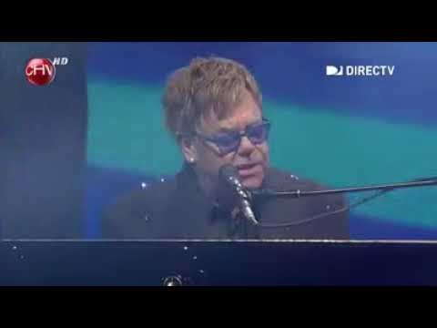 Elton John with "Philadelphia Freedom"