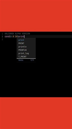 alcoroa - simple example of condition