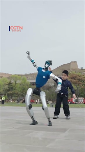 Humanoid robots bring the Yungang Grottoes' stone guardians to life