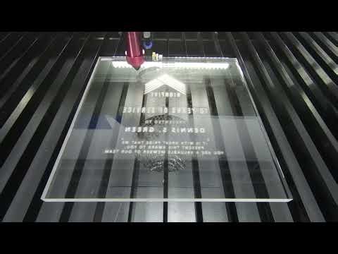Laser Cutting And Engraving Acrylic Award BRM Lasers