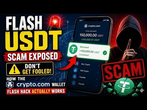 FLASH USDT SCAM EXPOSED 🚨 How the Crypto.com Wallet Flash Hack Actually Works