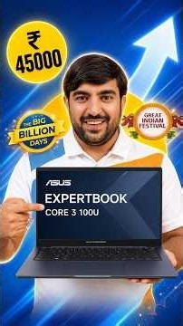 ASUS Expertbook Core 3 100U - Best Laptop Under ₹45000