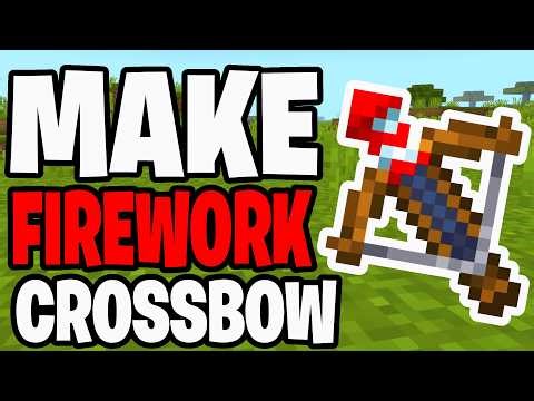 How To Get a Firework Crossbow In Minecraft! - Tutorial