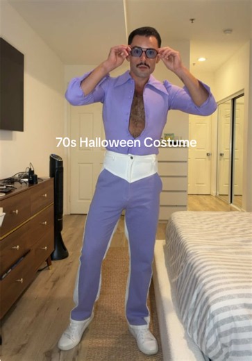 DIY 1970s Disco Halloween Costume for Men (Made in 1 Day!)