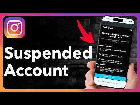 How To Fix Suspended Instagram Account