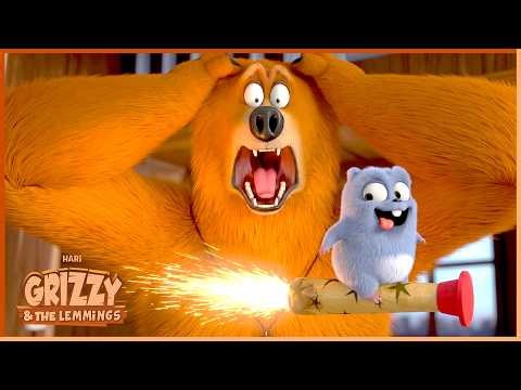 Grizzy & the Lemmings, Amusement Park edition | Cartoon Compilation 🐻🐹