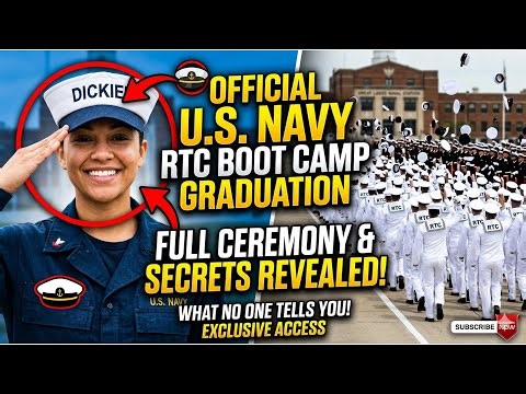 Epic Navy Boot Camp Grads March to Victory! RTC LIVE Glory #NavyBootCamp #RTCGraduation