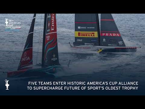 FIVE TEAMS ENTER HISTORIC AMERICA’S CUP ALLIANCE #americascup #AC38 #Naples2027