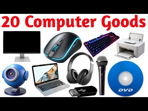 20 कंप्यूटर सामान के नाम सीखो आसान तरीके से | Computer Items for Kids Fun Learning Video