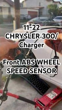 11-22 CHRYSLER/CHARGER FRONT ABS WHEEL SPEED SENSOR
