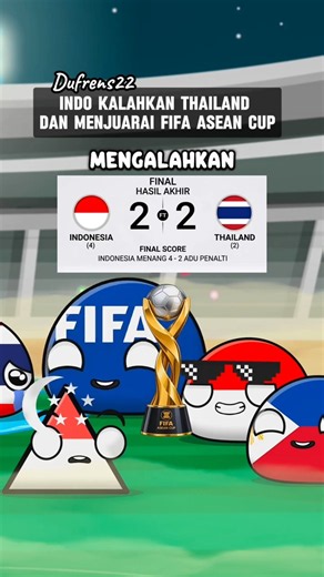 King Indo Juara 1 FIFA Asean Cup 2026