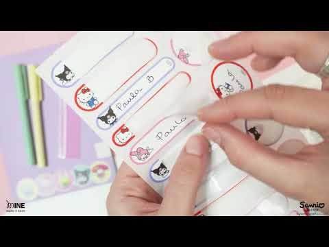 Hello Kitty Self-laminating Adhesive Labels - Tutorial