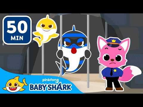 🚨Catch the THIEF! | Police Baby Shark | Fun Play for kids | Baby Shark Official