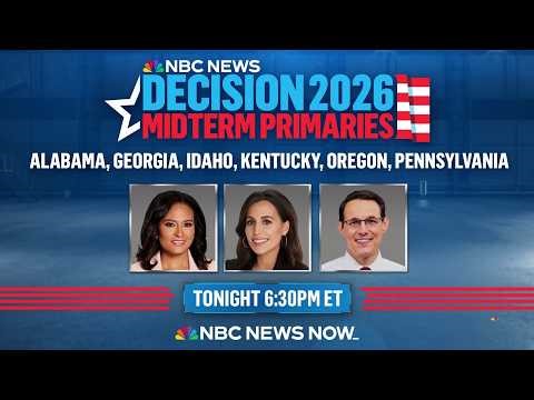LIVE: Primary election night coverage in Kentucky, Georgia and 4 other states | NBC News