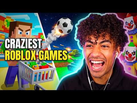 FOLTYN PLAYED THE CRAZIEST ROBLOX GAMES 😂