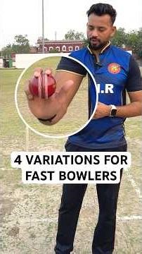 Take More WICKETS with these 4 Variations 🔥 Fast Bowling tips #cricket