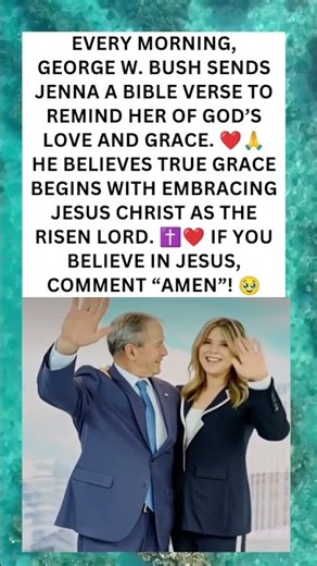 ❤️ George W. Bush’s Powerful Message About Jesus ✝️🙏 | A Daily Reminder of God’s Grace