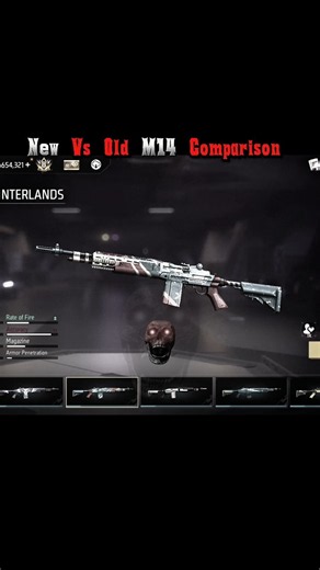New Vs Old M14 Comparison 🥶🥶 #shorts #ytshorts #youtubeshorts