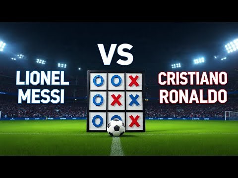 LIVE TIC TAC TOE MESSI VS RONALDO!!!!🔴